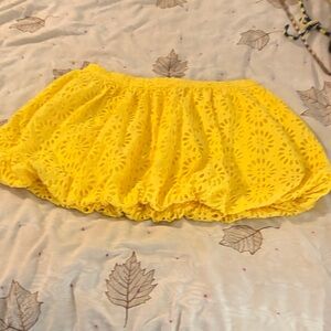 Yellow Women's Skirt